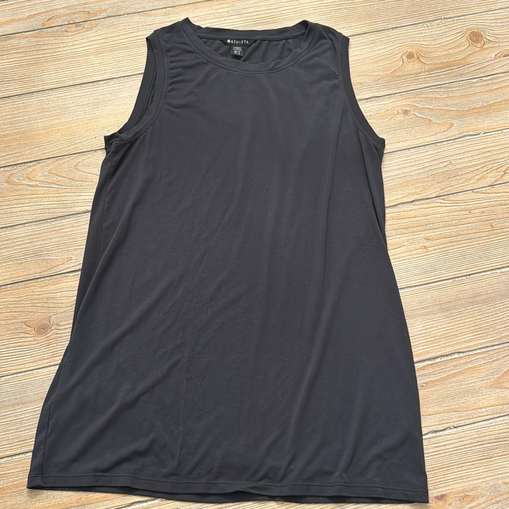 Athleta tunic tank. Black size medium tall